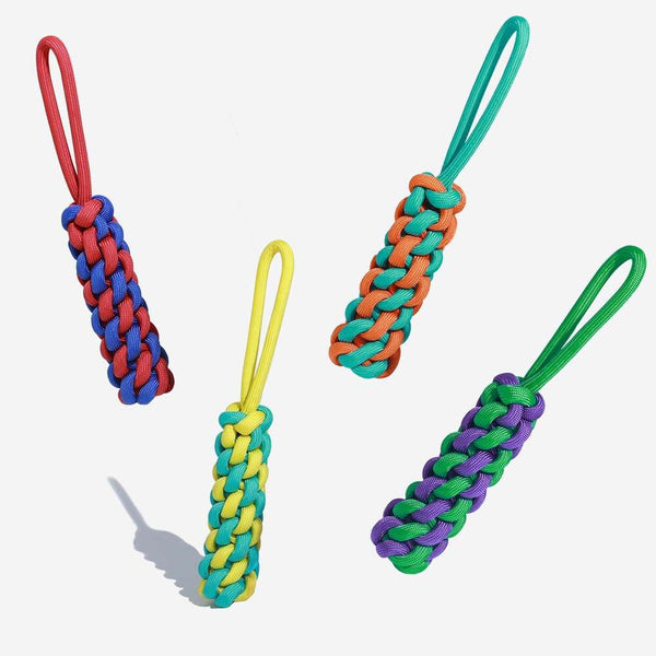 Juguete para perros con forma de palo de cuerda trenzada - <tc>Color</tc> Choque