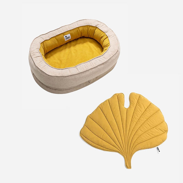 Manta para perros de forma de hoja con cama para perros de donas regalos de perro de lujo