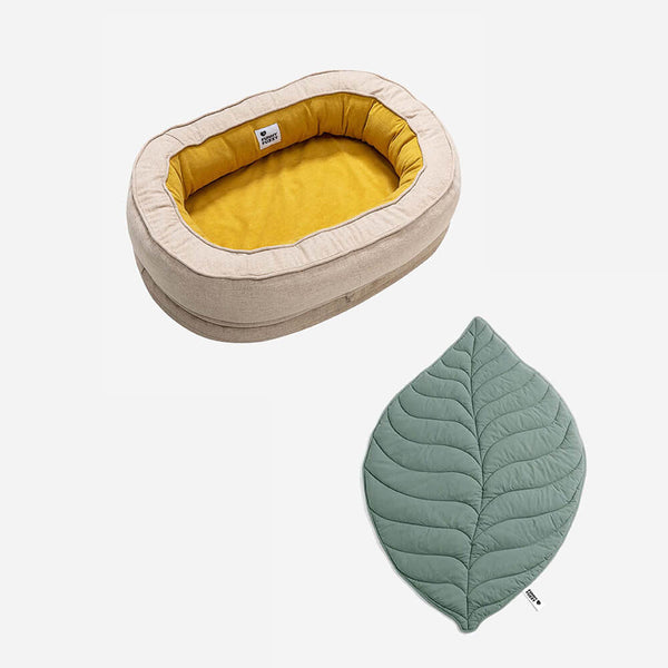 Manta para perros de forma de hoja con cama para perros de donas regalos de perro de lujo