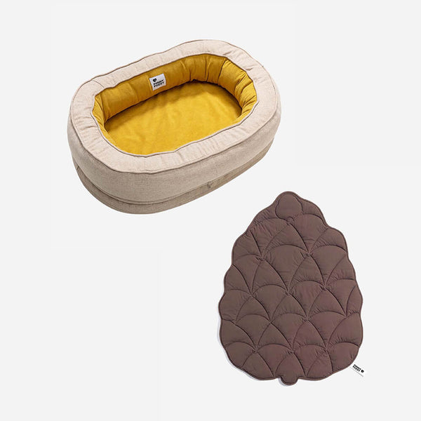 Manta para perros de forma de hoja con cama para perros de donas regalos de perro de lujo
