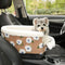 Asiento de seguridad para autos para perros de lana de lana de flores
