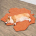 Manta de perro de forma de hoja